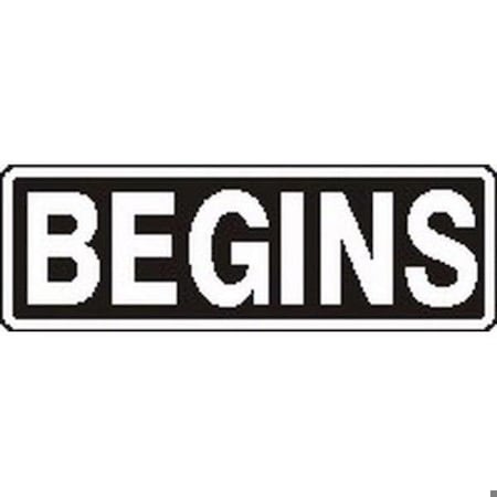 Accuform Traffic Sign, FRR045RA FRR045RA